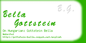 bella gottstein business card